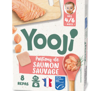 YOOJI – Galets de saumon sauvage MSC dès 6 mois 80g