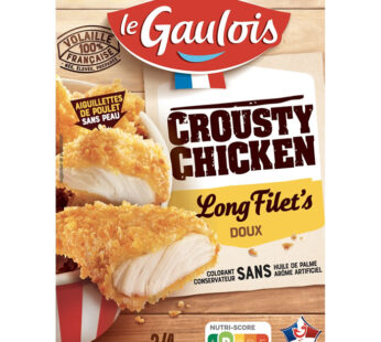 LE GAULOIS CROUSTY CHICKEN – Aiguillettes de poulet panées 400g