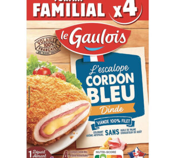 LE GAULOIS – Cordons bleus de dinde 400g