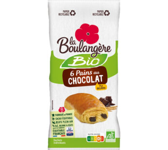 La Boulangère – Pain au chocolat bio 270 g