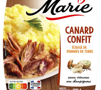 MARIE – Purée et canard confit sauce champignon 300g