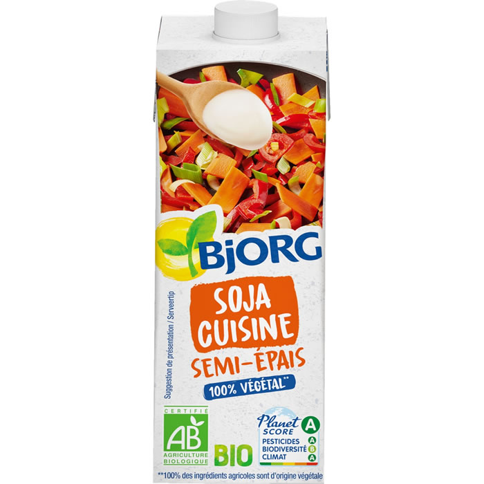BJORG - Soja cuisine semi-épaisse bio (Petit Format)