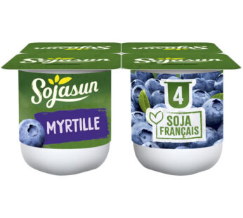 SOJASUN Fruits Mixés – Dessert végétal au soja et myrtille