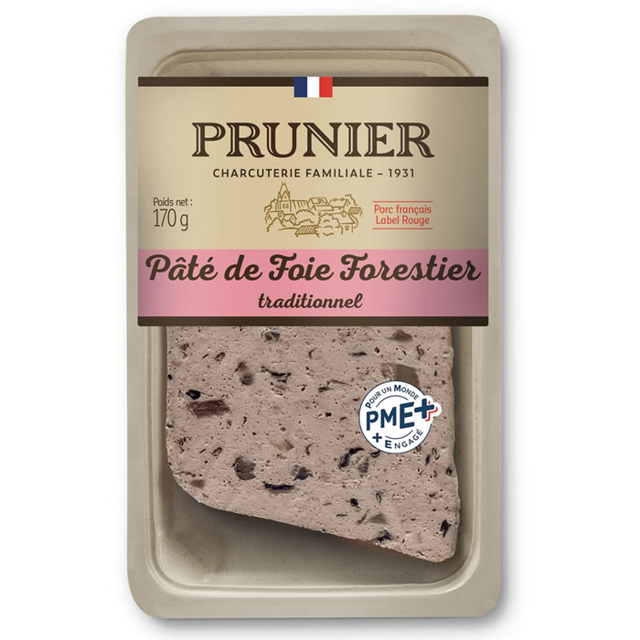 MAISON PRUNIER - Pâté de foie forestier traditionnel 170g