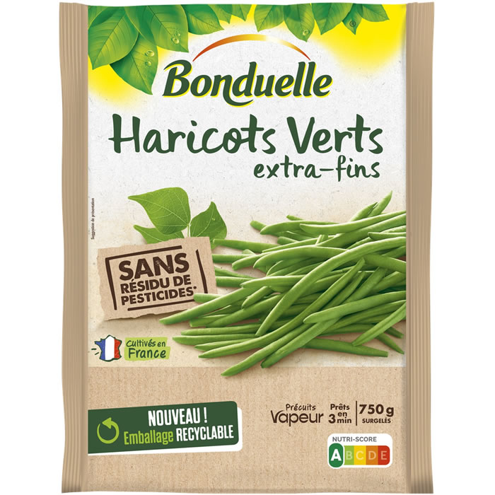 BONDUELLE - Haricots verts extra-fins 750g