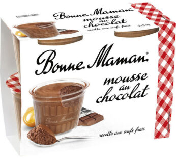 Bonne Maman – Mousse au chocolat 4x50g