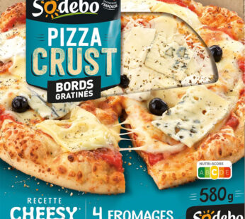 SODEBO Crust – Pizza 4 fromages 580g