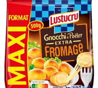 LUSTUCRU – Gnocchi à poêler fourré au fromage 500g