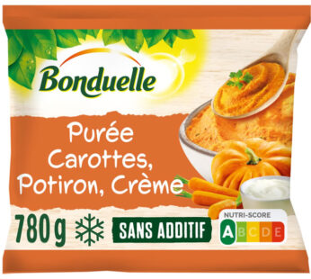 BONDUELLE – Purée de carottes, potiron et crème 780g