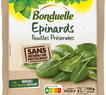 BONDUELLE – Epinard feuilles préservées 750g