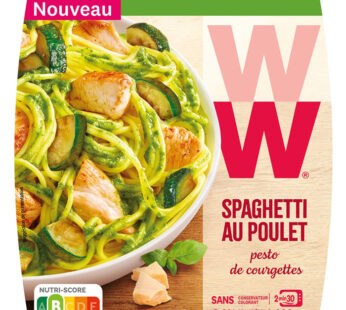 WEIGHT WATCHERS – Spaghetti au poulet et pesto 290g
