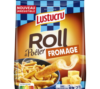 LUSTUCRU Roll – Bâtonnet de gnocchi à poêler fourré au fromage 280g