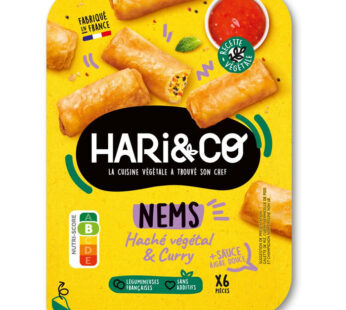 Hari & Co – Nems au curry et haché végétal sauce aigre douce 160g