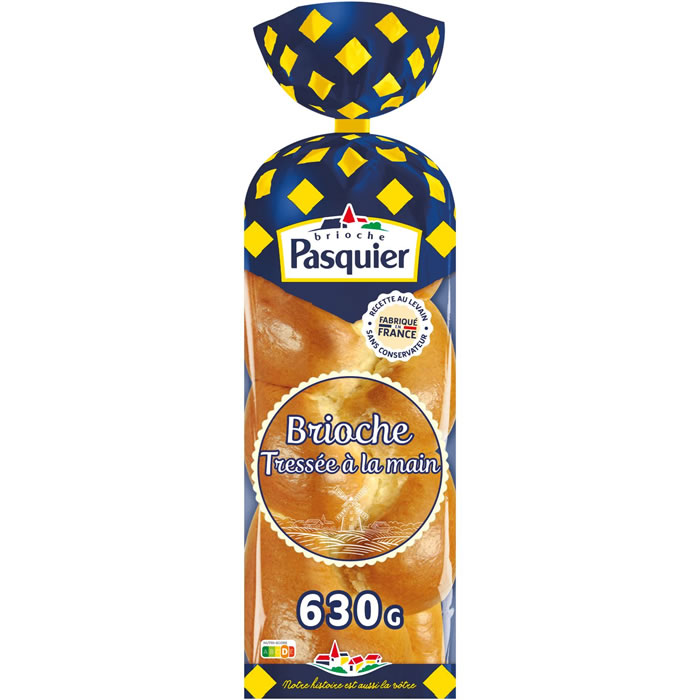 PASQUIER - Brioche tressée nature 630 g