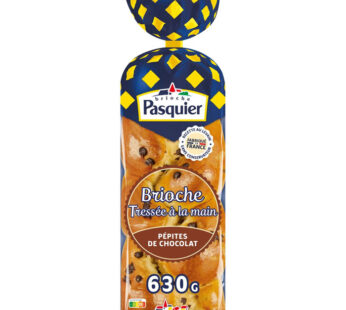 PASQUIER – Brioche tressée aux pépites de chocolat 630 g