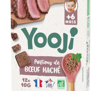 YOOJI – Galets de boeuf dès 6 mois bio 120g