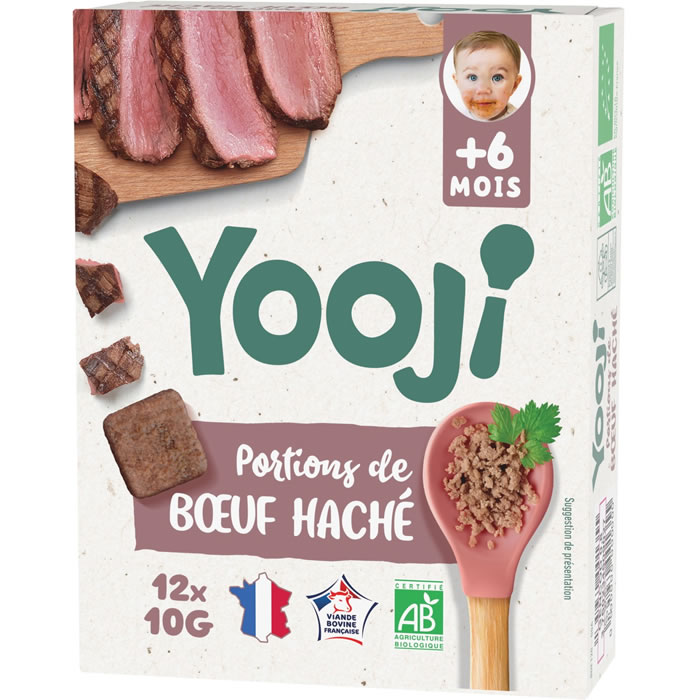YOOJI - Galets de boeuf dès 6 mois bio 120g