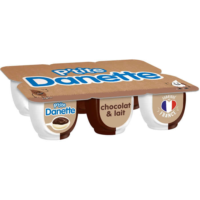 DANETTE - Crème dessert au chocolat et lait 6 x 70g