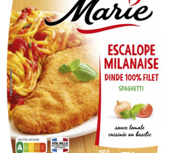 MARIE – Spaghetti et escalope milanaise à la tomate 300g