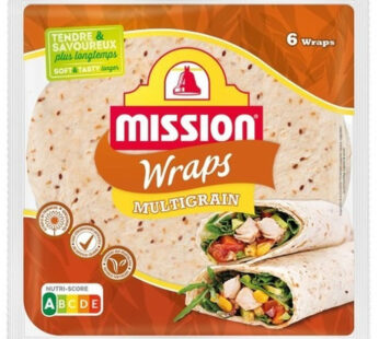 MISSION – Wraps de blé multigrains 370 g