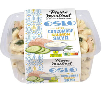 Pierre Martinet Oslo – Salade de pâtes, concombre, saumon au skyr 220g