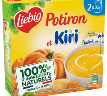 Liebig – Soupe de potiron et fromage blanc Kiri 2x30cl
