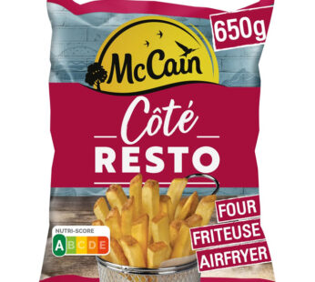 MC CAIN Côté Resto – Frites classiques avec peau 650g