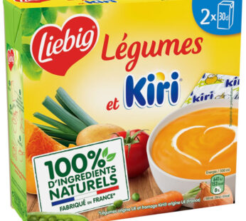 Liebig – Soupe de légumes et fromage Kiri 2x30cl
