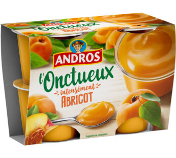 ANDROS – Dessert d&rsquo;abricot 4 x 97g