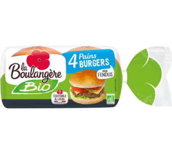LA BOULANGERE – Pains hamburgers bio 200 g
