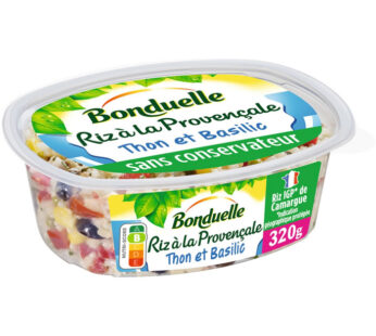 Bonduelle – Riz à la Provençale, thon et basilic 320g