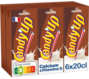 CANDIA – Lait aromatisé au chocolat UHT 6 x 20cl