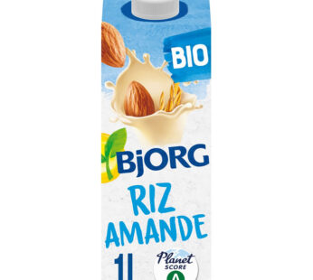 BJORG – Boisson végétale au riz et amande bio