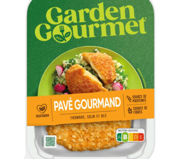GARDEN GOURMET – Pavé gourmand blé, soja et fromage 180g