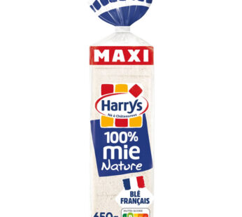 Harrys – Pain de mie nature sans croûte 650g