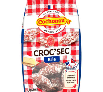COCHONOU Croc&rsquo;Sec – Mini saucissons secs au brie 130g