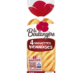 LA BOULANGERE – Baguettes viennoises fendues 340 g
