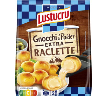 LUSTUCRU – Gnocchi à poêler fourré à la raclette 280g