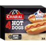 CHARAL - Hot dog de porc au ketchup et fromage 4x125g