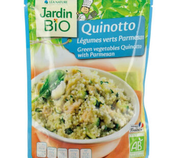 JARDIN BIO – Quinoa aux légumes verts et parmesan micro-ondes bio