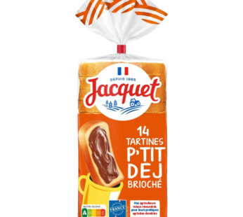 JACQUET P’tit Dej – Pain de mie brioché 410 g