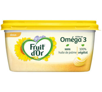 FRUIT D&rsquo;OR Oméga 3 – Margarine doux (Grand Format)