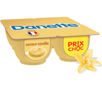 DANETTE – Crème dessert à la vanille 4 x 125g