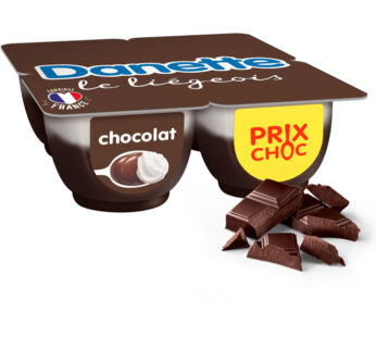 DANETTE – Liégeois au chocolat 4 x 100g