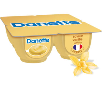DANETTE – Crème dessert à la vanille 4 x 125g