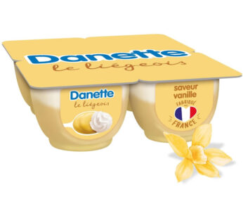 Danette – Liégeois à la vanille 4x100g