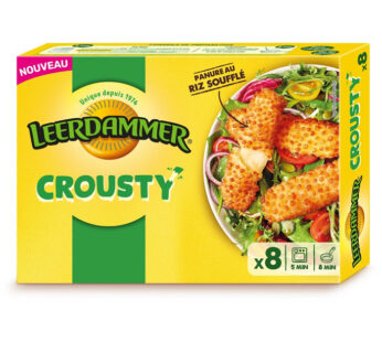 LEERDAMMER Crousty – Bouchées panées sticks au fromage 144g