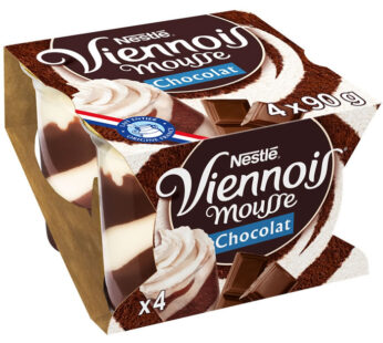 Nestlé Le Viennois – Mousse au chocolat 4x90g