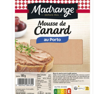 MADRANGE – Mousse de canard au porto 180g