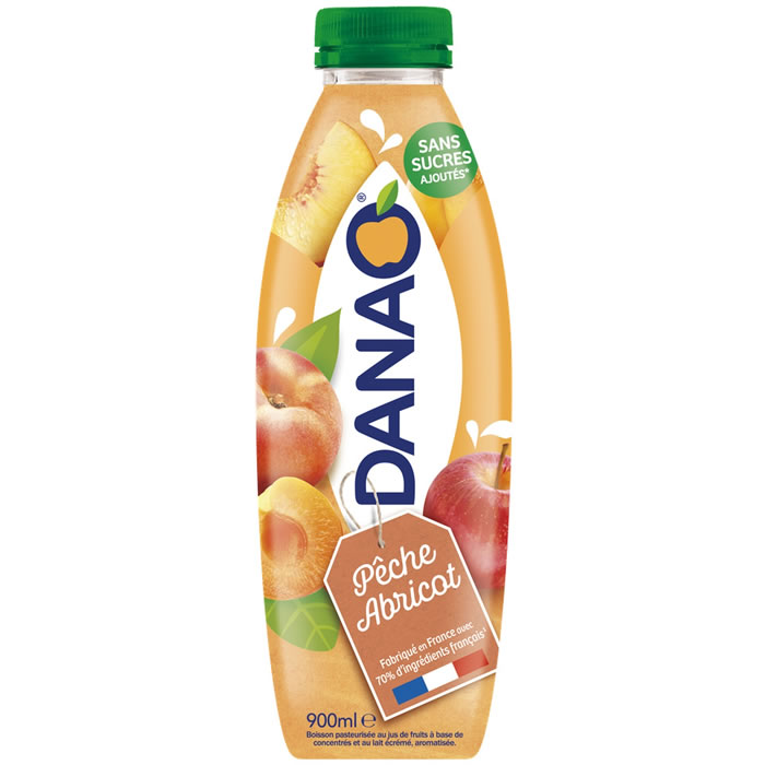Danao - Jus de Pêche Abricot et Lait 900 ml